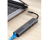 Zenwire Hub USB-C 8w1 HDMI 4K 60 Hz RJ-45 SD Macbook - 1604634 - zdjęcie 3
